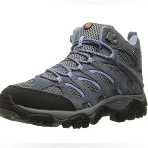 Merrell Womens Moab 2 Mid Gore-Tex Grey Periwinkle
Waterproof Trail Boots